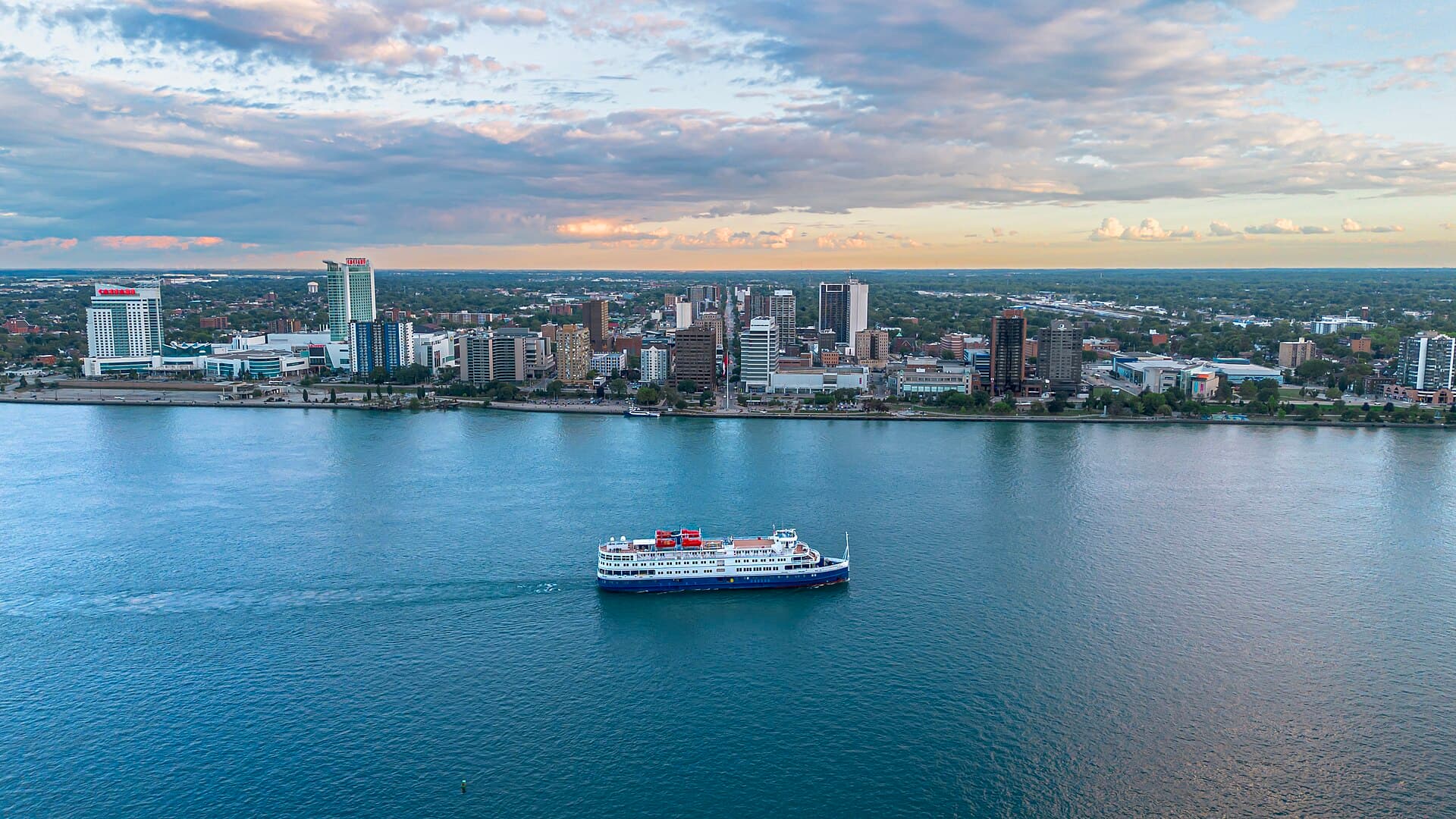 Windsor, Ontario aerial view
